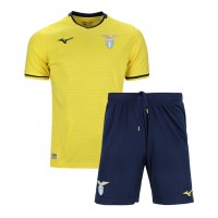 Camiseta Lazio Segunda Equipación Replica 2024-25 para niños mangas cortas (+ Pantalones cortos)